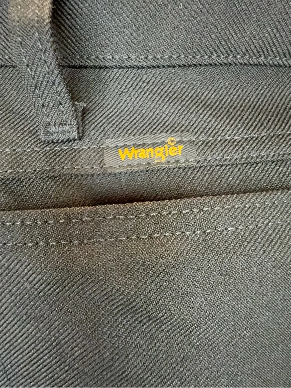 Vintage Wrangler 82BK Black Western Bootcut Jeans Men’s Size 36 x 30